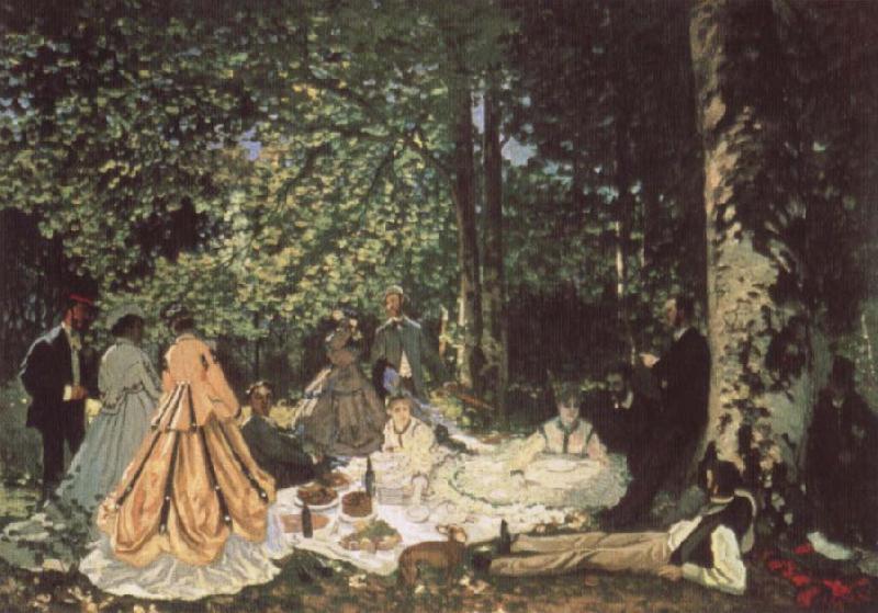 Claude Monet Le Dejeuner sur I-Herbe France oil painting art